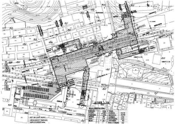 某地铁CAD建筑设计平面规划-图一
