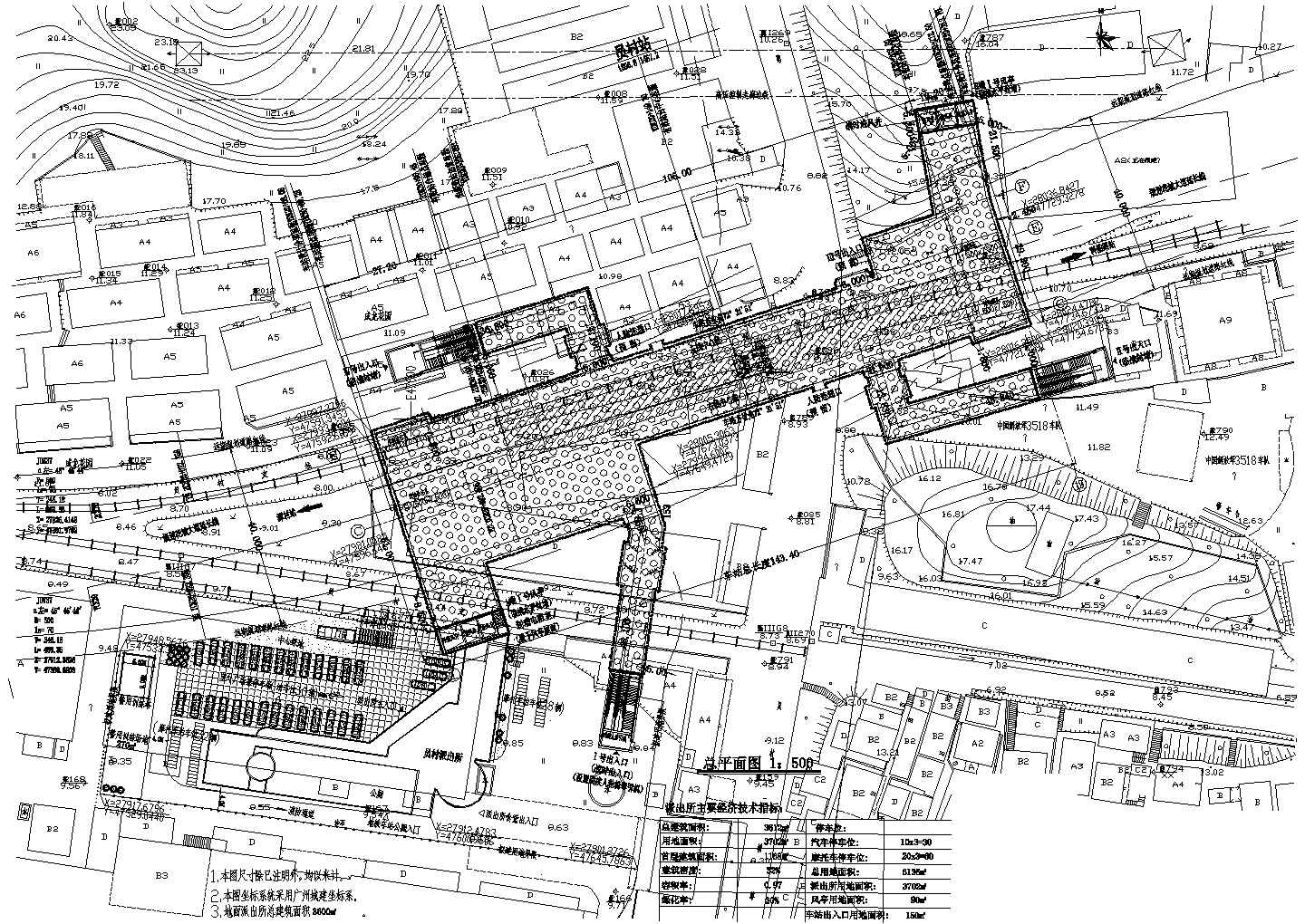 某地铁CAD建筑设计平面规划
