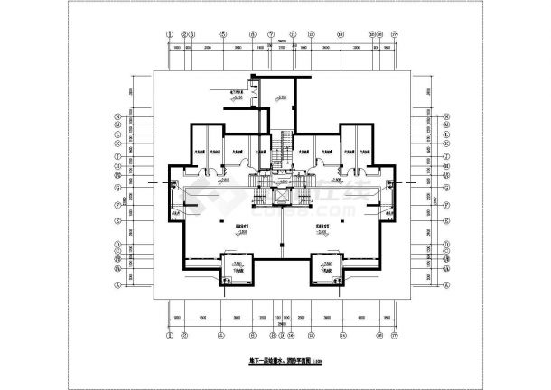 4700平米五层框混结构住宅楼全套给排水设计CAD图纸（含阁楼层）-图二