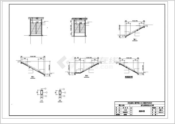 6048㎡六层钢框架办公楼建筑结构CAD图-图二