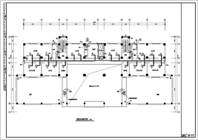 办公楼溴化锂空调规划布置CAD套图_图1