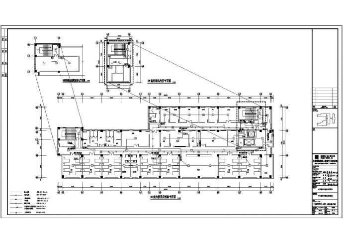 电施82-2#病房楼四层、水箱间、水箱间消防平面图_图1