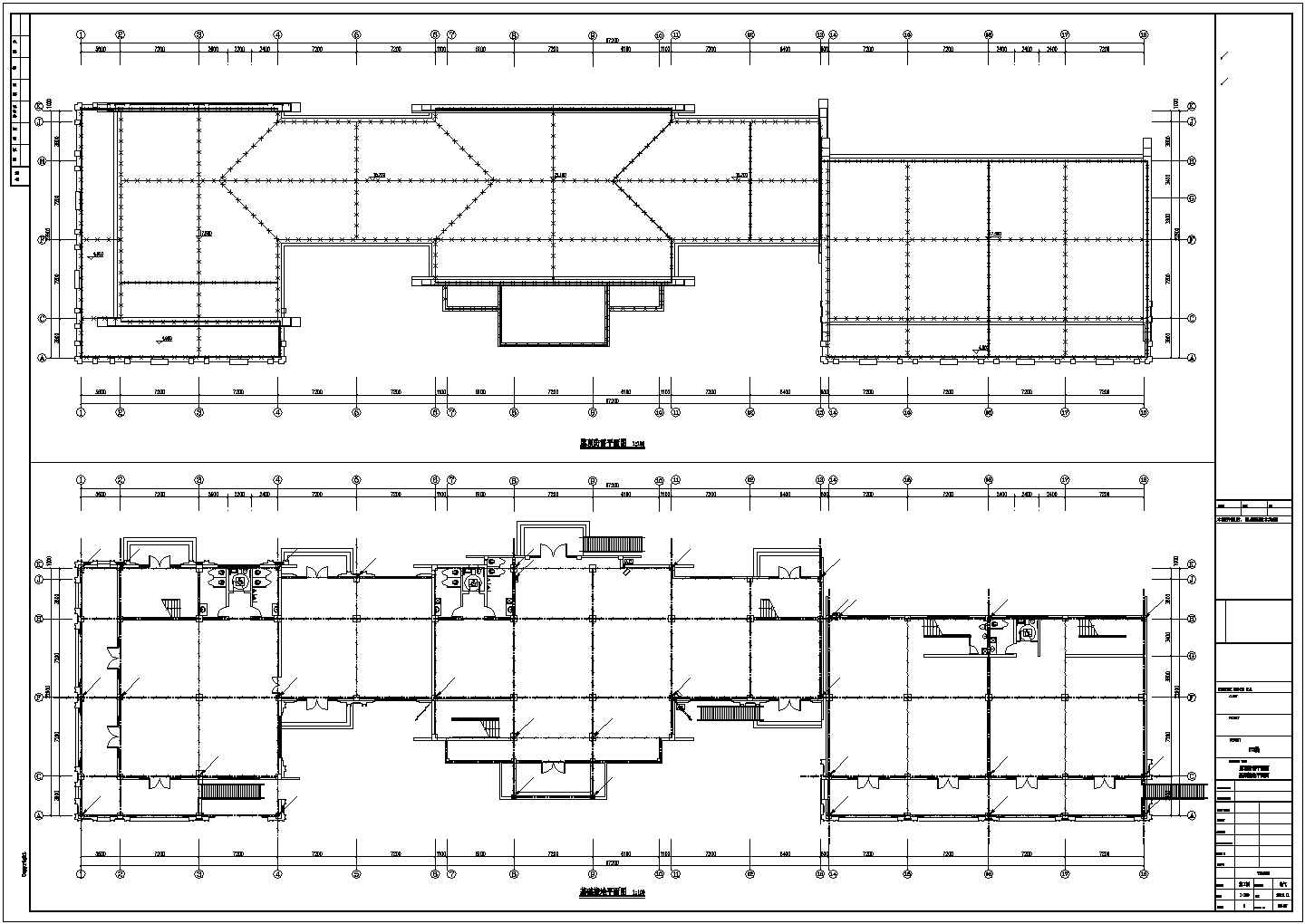 深圳市某工厂2层框架结构办公楼全套电气系统设计CAD图纸