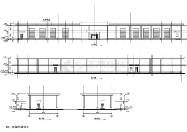 二层4096平米娱乐城KTV建筑设计图-图一