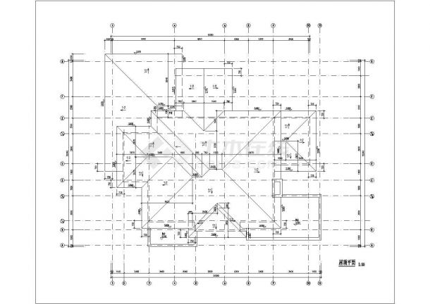 【无锡】现代风格精品住宅楼全套施工设计cad图纸-图二