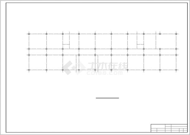 某5层框架结构办公楼毕业设计cad详细建施图纸(含设计说明，含结构设计，含计算书、外文翻译)-图二