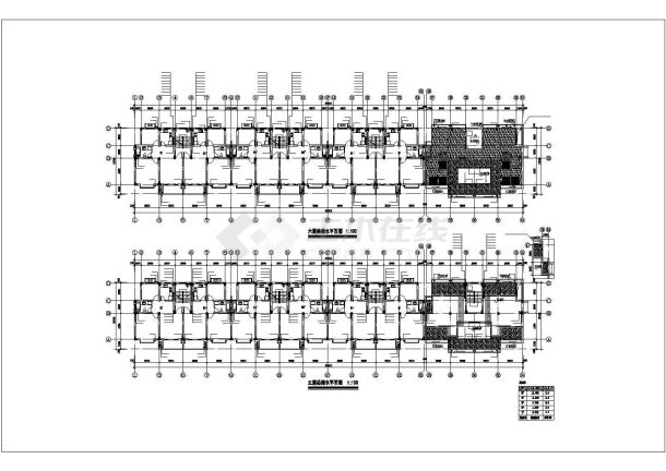 德州市某小区3100平米6层砖混结构住宅楼给排水设计CAD图纸-图一