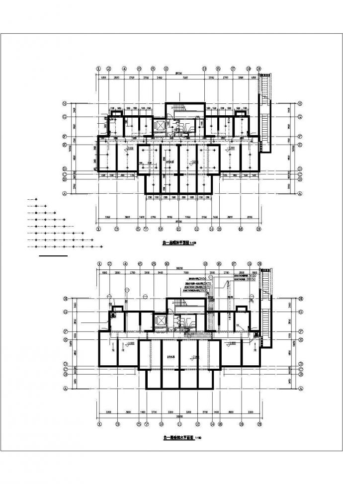 杭州某社区29层剪力墙结构公寓住宅楼给排水设计CAD图纸_图1