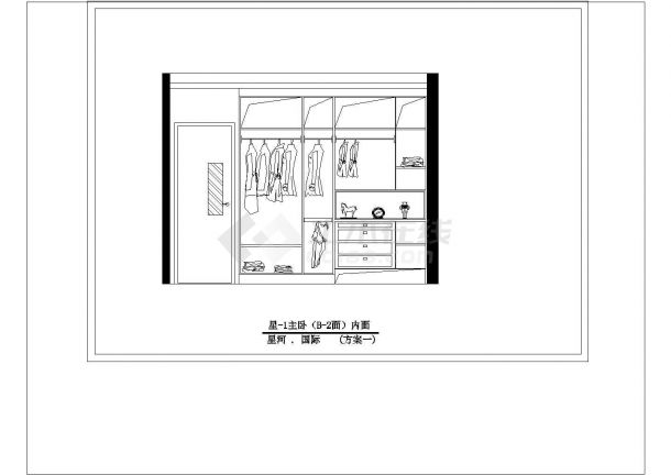 家庭室内装修全套CAD建筑设计施工图-图一