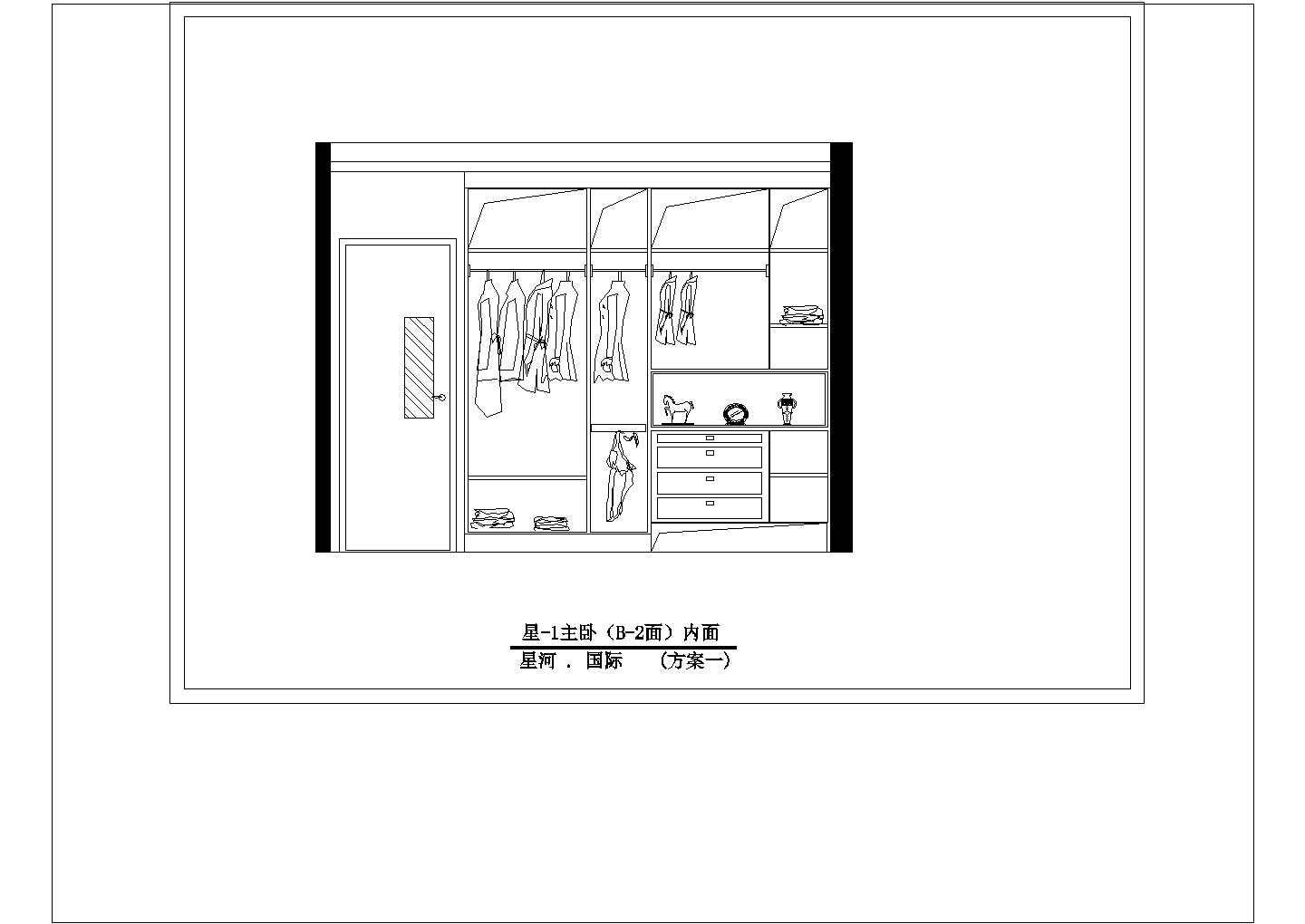 家庭室内装修全套CAD建筑设计施工图