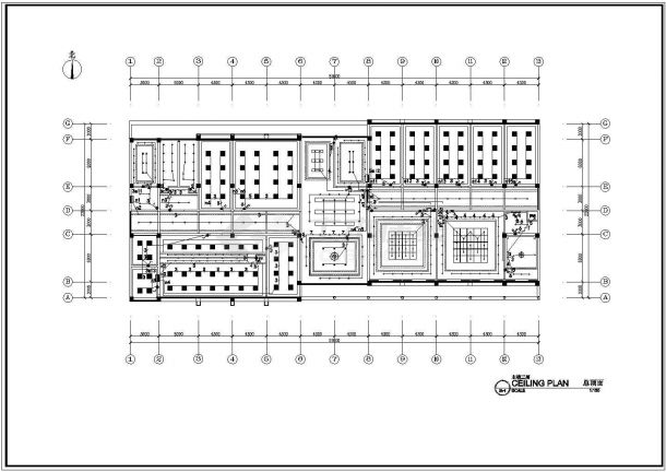某高层办公楼建筑电气施工设计方案 （CAD，18张图纸）-图一