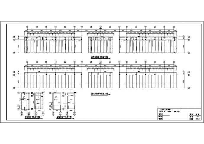 某大学3600平米左右4层框架结构实验办公楼建筑+结构设计CAD图纸_图1