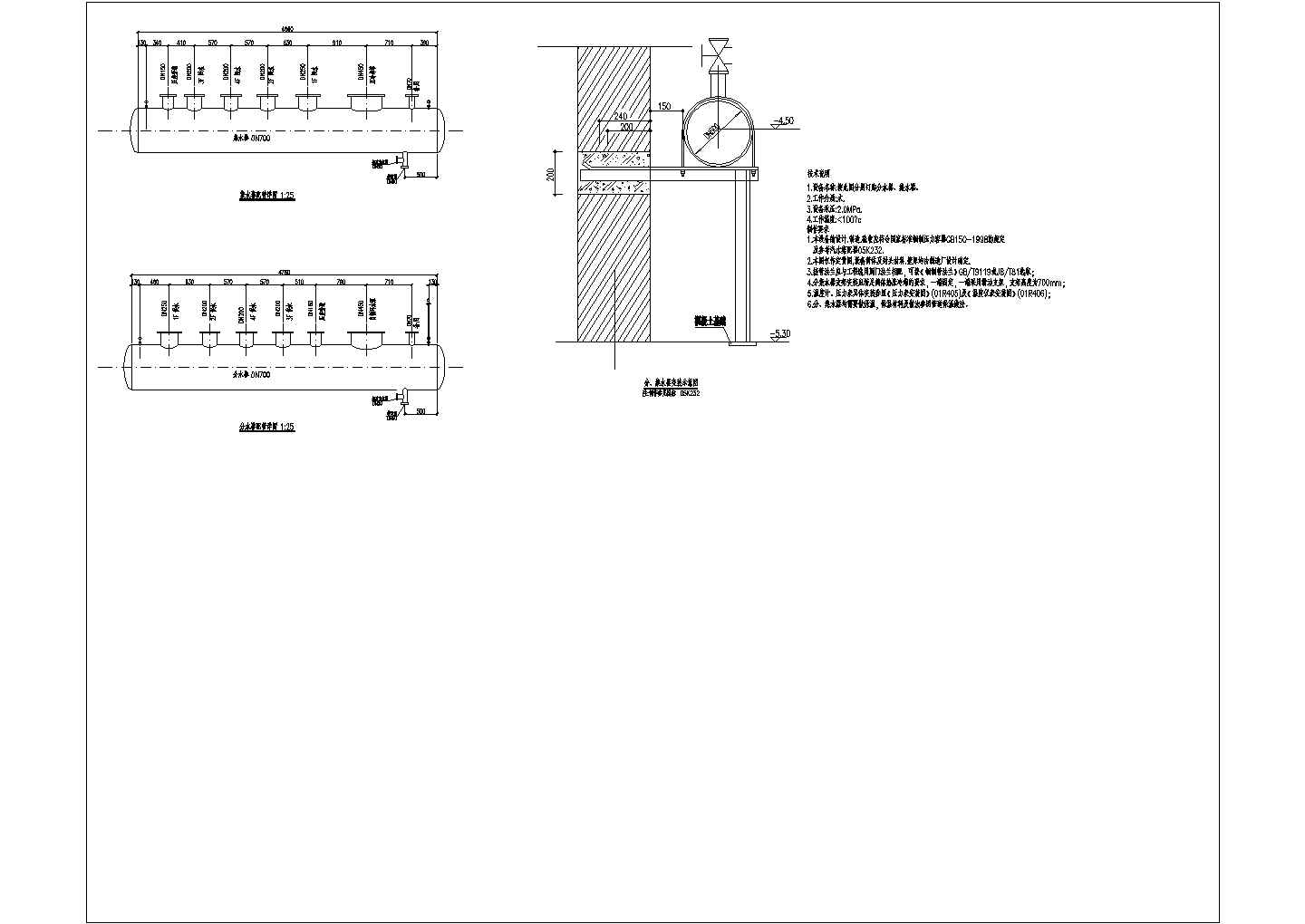 多栋多层商业建筑空调通风系统设计cad全套施工图（水环热泵，含设计说明 ）