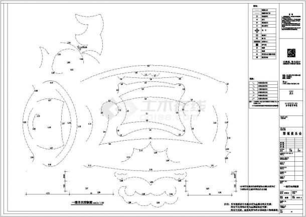 安徽省合肥市某高档小区建筑装修CAD图纸-图二