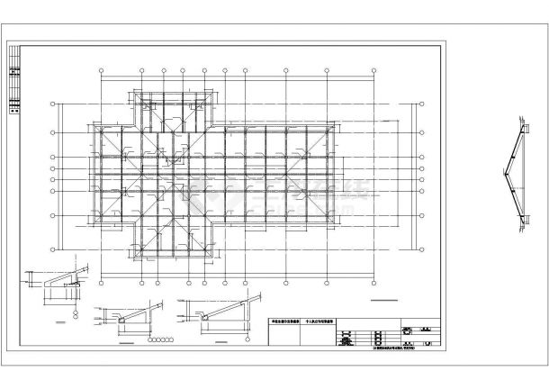 公建-框架结构CAD图纸-图一