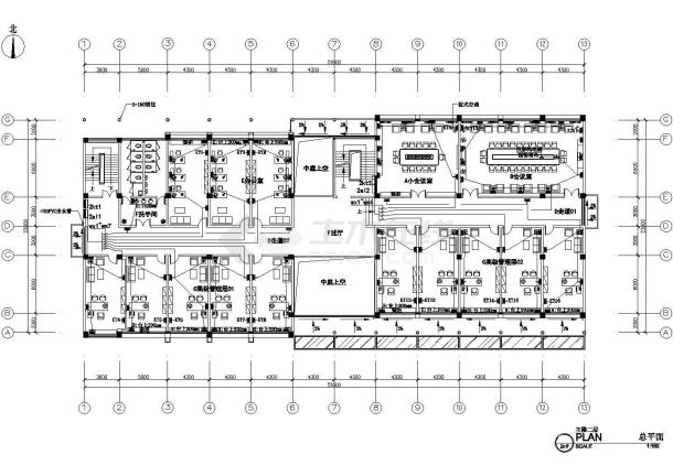 某地高层办公楼建筑电气施工设计图（含17张）-图二