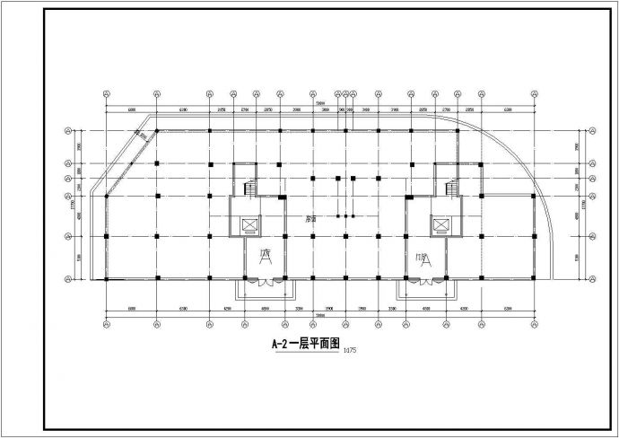 温州某住宅小区CAD建筑设计平面图_图1