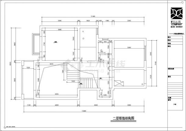 常熟160平米复式住宅装修设计施工图-图二