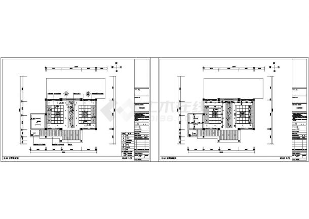 某别墅型私人接待餐厅装饰CAD室内装修施工图（含效果）-图二