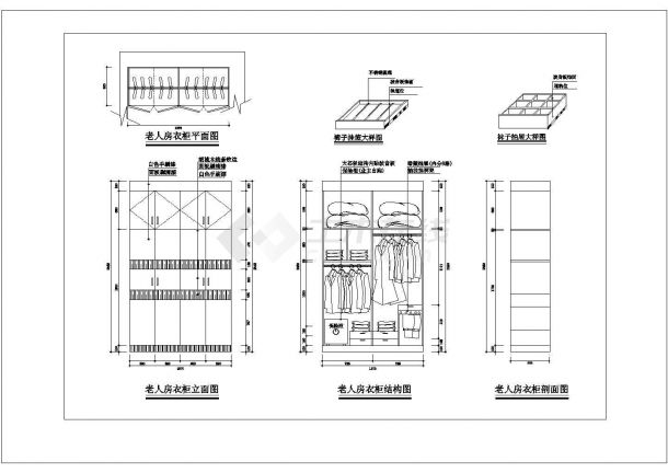 室内设计衣柜方案参考图-图二