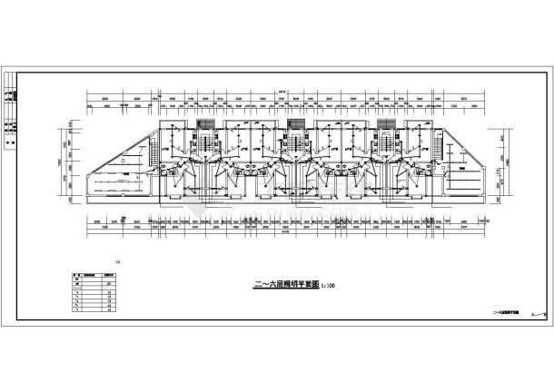 某6层3244㎡住宅小区电气施工图-图二