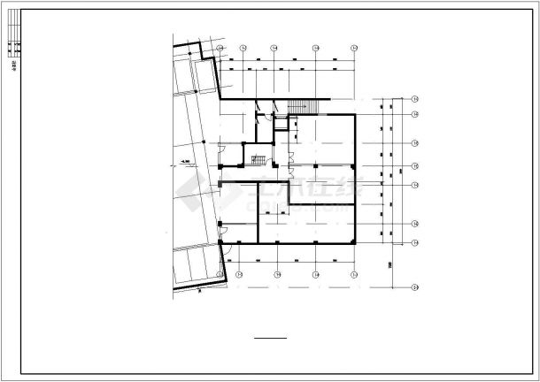 英伦建筑风格教堂全套装修设计cad施工图纸(含教堂地下室平面图)-图一