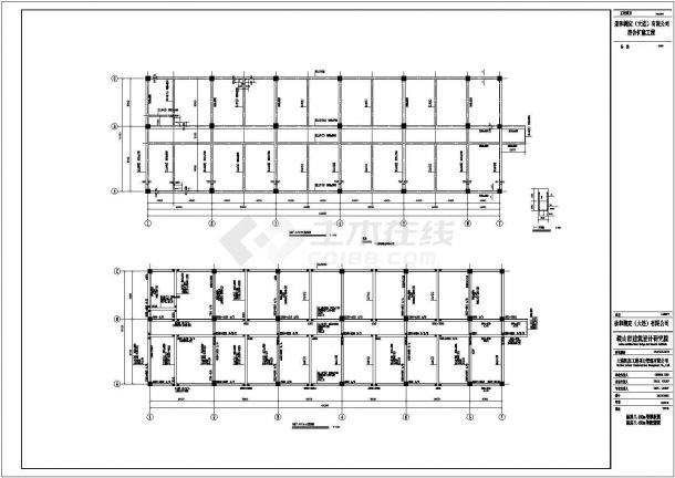 某框架结构多层宿舍楼设计cad全套结构施工图（含设计说明）-图一