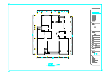 某现代风格住宅装修cad设计施工图纸_图1