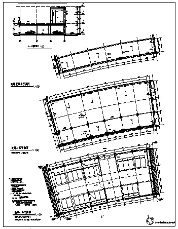 档案馆设计_某市八层现代风格档案馆建筑施工cad图（含效果图）_图1