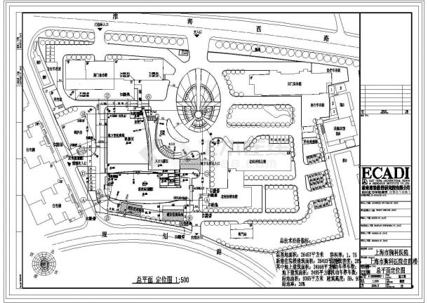 住院楼--建筑--6-总平面.-图一