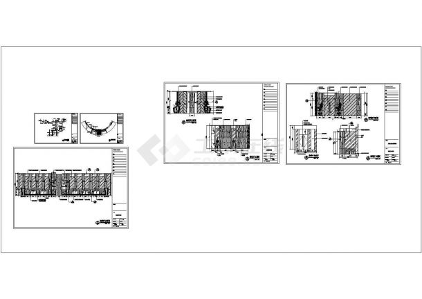 某网红西餐厅CAD室内设计装修图-图二