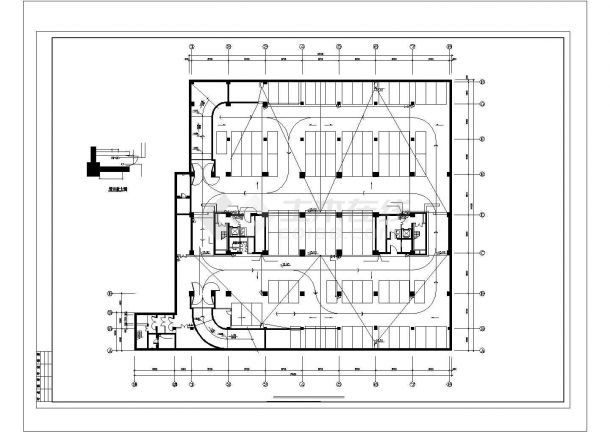 某18层办公楼给排水施工设计图纸和计算书-图二