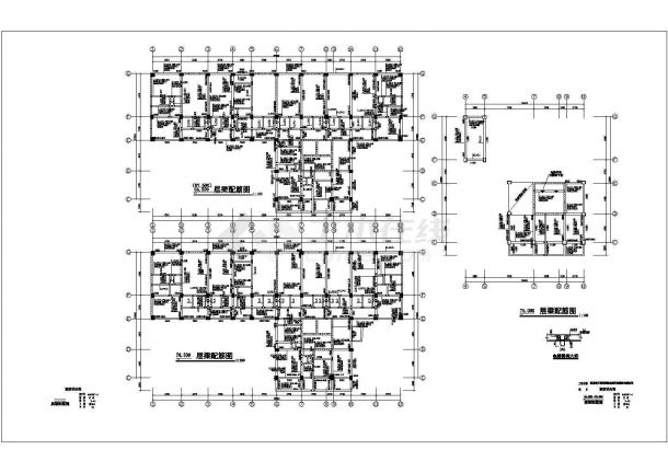宜宾市某框架剪力墙结构高层公寓酒店设计cad全套结构施工图（含设计说明）-图二