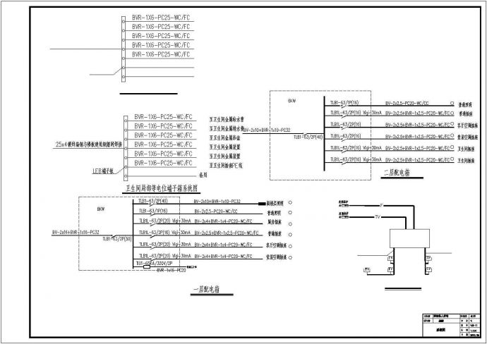 宜昌别墅电力CAD电气设计完整图_图1