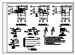 别墅电梯设计_某五层带地下室别墅新增加电梯结构设计cad图纸-图一