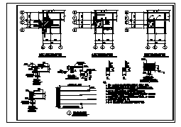 别墅电梯设计_某五层带地下室别墅新增加电梯结构设计cad图纸-图二