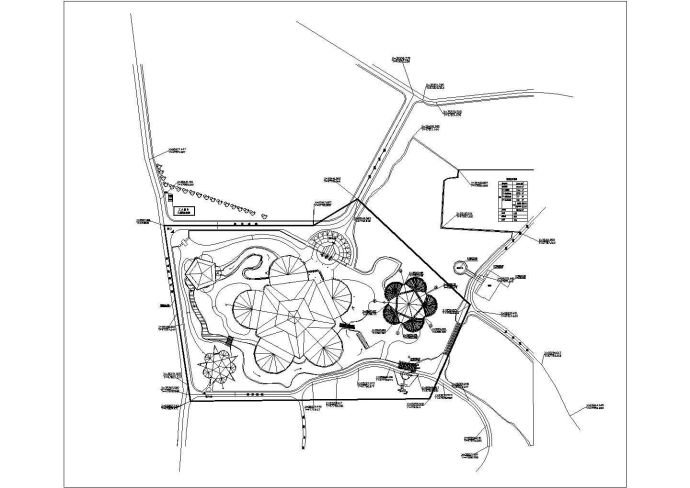 某华南植物园CAD景观设计全套图纸_图1