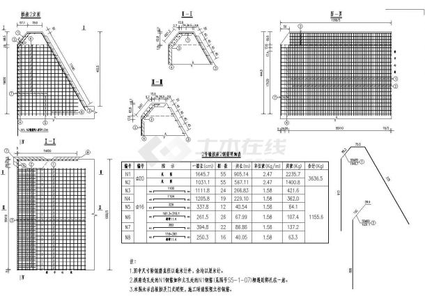 某95米钢管系杆拱CAD结构设计图-图二
