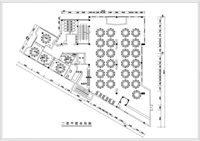 深圳市某茶会酒楼装修完整施工设计CAD图纸_图1