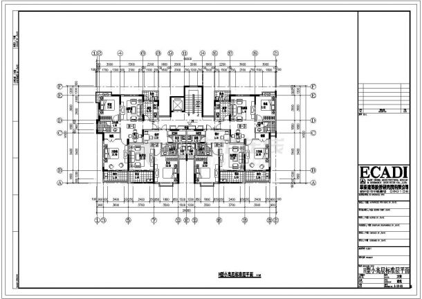 小高层住宅楼全套建筑方案图-图一