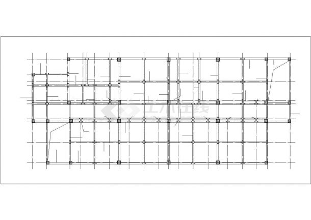 西双版纳市某实验小学4层框架结构教学楼全套结构设计CAD图纸-图二