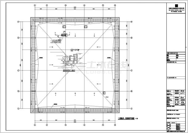 洛阳市某中学3060平米2层框架结构学生食堂给排水+暖通设计CAD图纸-图一