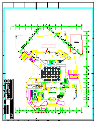 国际大酒店综合验收达标工程电力设计cad图纸-图二