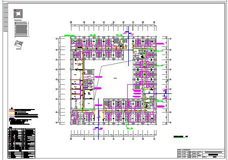 老年养护楼智能化工程设计cad图纸_图1