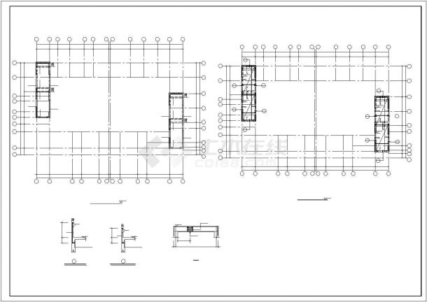 某城市11层框架结构小高层住宅楼建筑设计结构CAD资料-图一