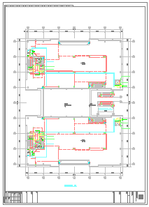 标准化厂房电气设计cad施工图纸-图二