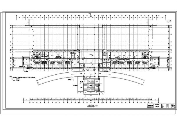 某市敬老院和老年公寓建筑结构cad图-图一