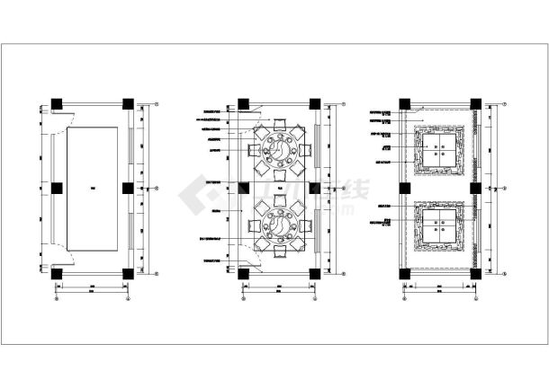 某连锁老鹅馆室内精装修设计cad全套施工图-图一