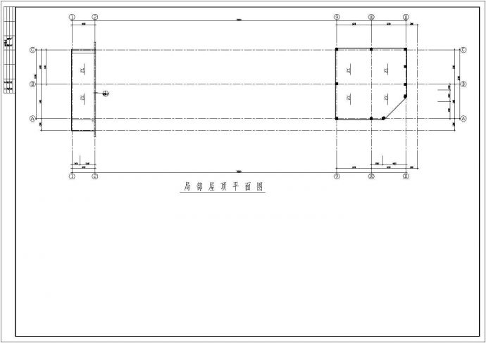 2677.9平米三层框架办公楼工程量计算及施工组织（含建筑结构施工图、平面图、进度图、网络图）_图1