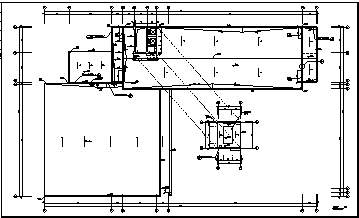 办公楼设计_某市中心五层框架结构办公楼建筑施工cad图纸-图一